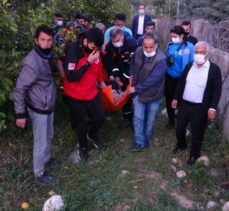 Mersin'de kaybolan kişi havadan yapılan incelemeyle düştüğü çalılık alanda bulundu