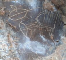 Mersin'de mağara duvarlarına çizilmiş hayvan figürleri bulundu