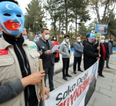 Nevşehir'de İHH, Çin'in Uygur Türklerine yönelik politikasını kınadı