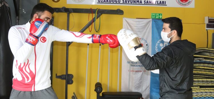 Osmaniyeli kick boksçu Muhittin Furkan Kültür'ün milli forma heyecanı