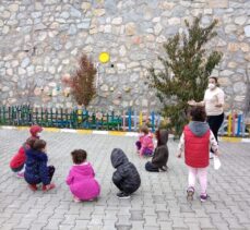 Safranbolu'da anaokulu öğrencileri unutulmaya yüz tutmuş geleneksel oyunları öğreniyor