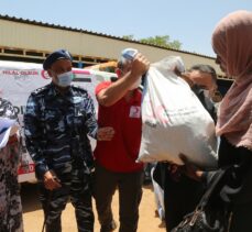 Türk Kızılay'dan Sudan'da 150 aileye gıda yardımı