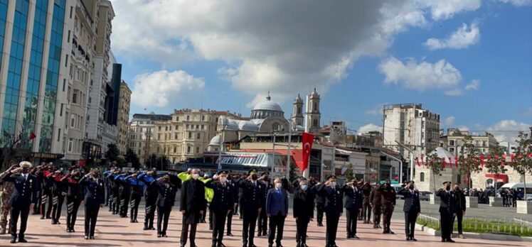 Türk Polis Teşkilatının kuruluşunun 176. yılı Taksim'de kutlandı