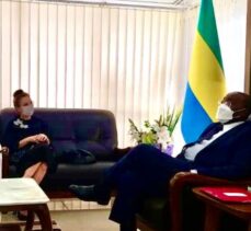 Türkiye'nin Librevil Büyükelçisi Kaygısız, Gabon Dışişleri Bakanı Boubeya ile görüştü