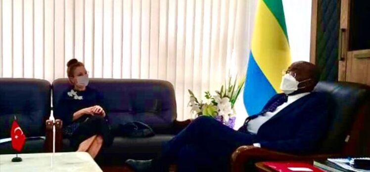 Türkiye'nin Librevil Büyükelçisi Kaygısız, Gabon Dışişleri Bakanı Boubeya ile görüştü