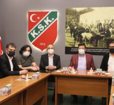 AK Parti Genel Başkan Yardımcısı Hamza Dağ'dan Karşıyaka Spor Kulübüne ziyaret