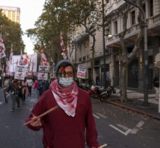 Arjantin'de “İsrail'i kınama, Filistin ile dayanışma” gösterisi düzenlendi