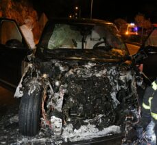 Bodrum'da eski milletvekili Süleyman Bölünmez'in kullandığı cipte çıkan yangın söndürüldü