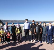 Çevre ve Şehircilik Bakanı Murat Kurum, Salda Gölü'nde incelemelerde bulundu: (2)