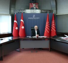 Kemal Kılıçdaroğlu, partisinin Kadın Kolları İl Başkanları ile video konferans toplantısında bir araya geldi: