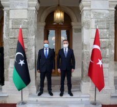 Cumhurbaşkanı Yardımcısı Oktay, Libya Başkanlık Konseyi Başkan Yardımcısı Abdullah El-Lafi'yi kabul etti
