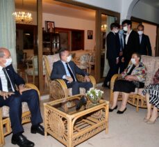 Cumhurbaşkanı Yardımcısı Oktay'dan, KKTC Cumhurbaşkanı Tatar'a taziye ziyareti