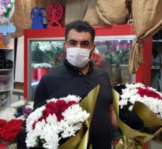 Doğu Anadolu'da kısıtlamadan muaf çiçekçilerde “Anneler Günü” yoğunluğu