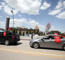 Erzurum'da İsrail'in Gazze saldırılarına ayakkabılı tepki