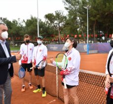 İşitme Engelliler Tenis Milli Takımı, Avrupa Şampiyonası hazırlıklarını Antalya'da sürdürüyor
