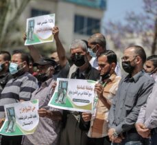 İsrail'in Kudüs'ün Şeyh Cerrah Mahallesi'ndeki ihlalleri Gazze'de protesto edildi