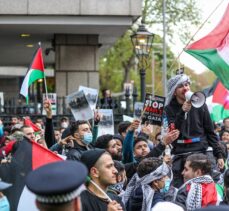 İsrail'in Mescid-i Aksa saldırıları İngiltere'de protesto edildi