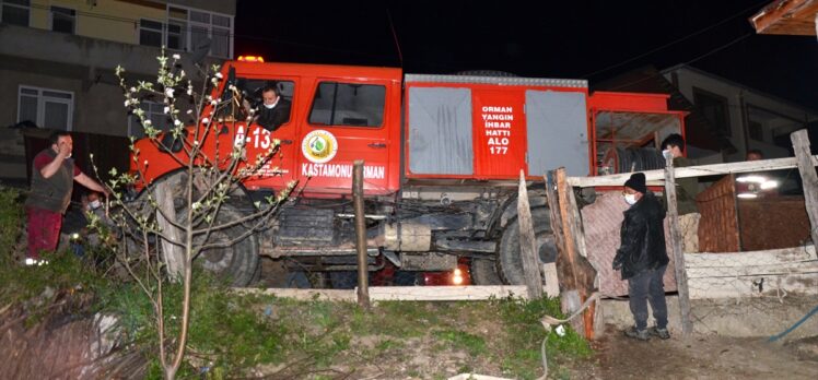 Kastamonu'da çıkan yangında 6 ev hasar gördü