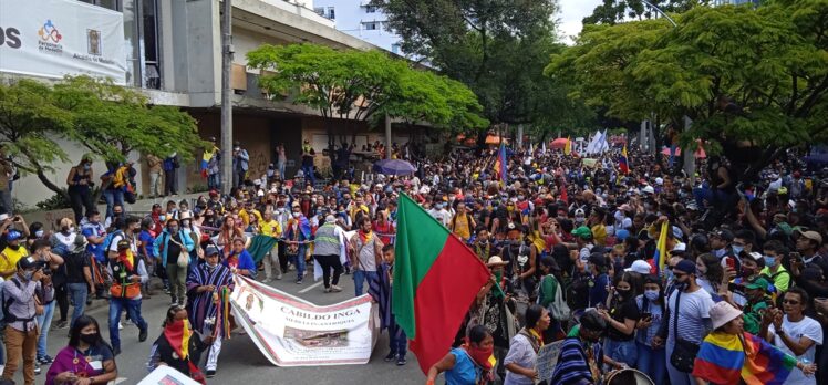 Kolombiya'da hükümete yönelik protestolar 22. gününde devam ediyor