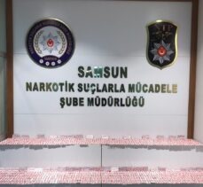 Samsun'da 7 bin 252 kapsül sentetik hap ele geçirildi