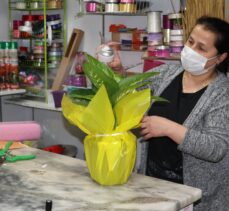 Samsun'da çiçekçiler Anneler Günü dolayısıyla yoğun mesai yapıyor