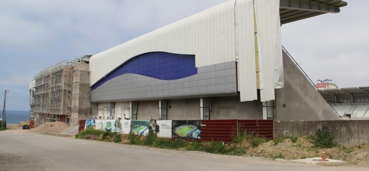 Sinop Şehir Stadı'nın yüzde 65'lik bölümü tamamlandı