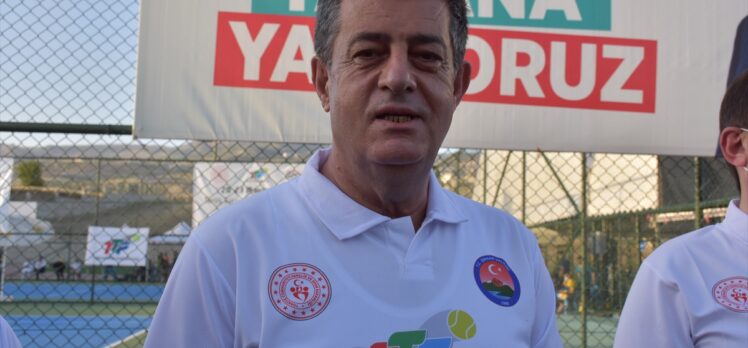 Şırnak'ta düzenlenen Cudi Cup Tenis Turnuvası sürüyor