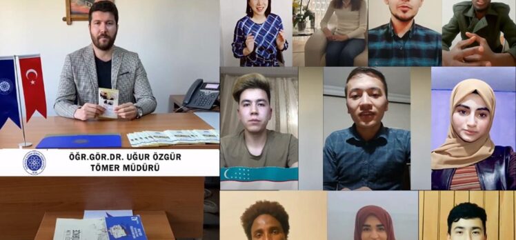 Tekirdağ'da uluslararası öğrenciler “Anneler gününe” özel klip çekti