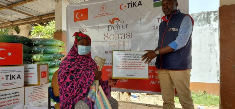 TİKA'dan Gambiya'daki ihtiyaç sahibi ailelere ramazan yardımı