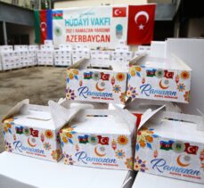 Türk hayırseverlerden Azerbaycan'da ihtiyaç sahibi ailelere ramazan yardımı