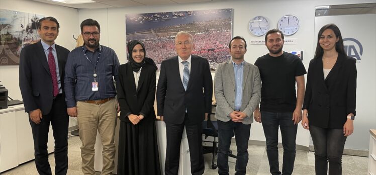Türkiye'nin Washington Büyükelçisi Mercan, AA'nın Washington ofisini ziyaret etti