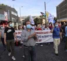 Yunanistan'da, İsrail'in Mescid-i Aksa'ya ve Filistinlilere yönelik saldırıları protesto edildi