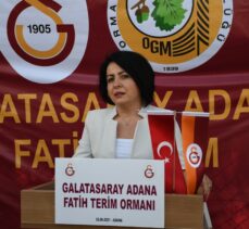 Adana'da Fatih Terim Hatıra Ormanı'na fidan dikildi