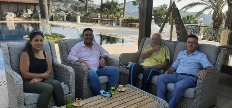 AK Parti Bodrum İlçe Başkanı Osman Gökmen'den, Ali Şen'e ziyaret