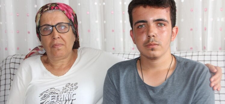 Antalya'da epilepsi hastası gencin darbedilmesi güvenlik kamerasınca kaydedildi