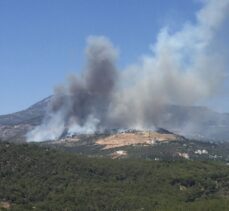 GÜNCELLEME – Antalya'nın Kaş ilçesinde çıkan orman yangınları kontrol altına alınmaya çalışılıyor