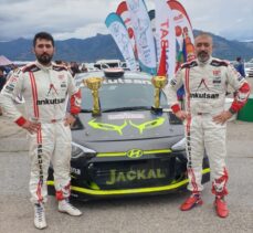Avrupa Ralli Kupası'nın üçüncü ayağında Mustafa Çakal-Özgür Akdağ ekibi, birinci oldu