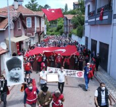Bakan Kasapoğlu, “Atatürk ve İstiklal Yolu Yürüyüşü”ne katıldı