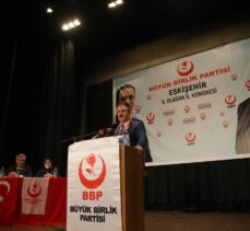 BBP Genel Başkanı Destici, Eskişehir 9. Olağan İl Kongresi'nde konuştu: