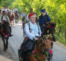 Bosna Hersek'teki “511. Ayvaz Dede Şenlikleri”ne katılacak atlılar Karaula'dan yola çıktı