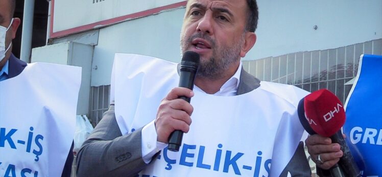 Bursa'daki radyatör fabrikasında, TİS görüşmelerinde anlaşma sağlanamaması üzerine grev başlatıldı