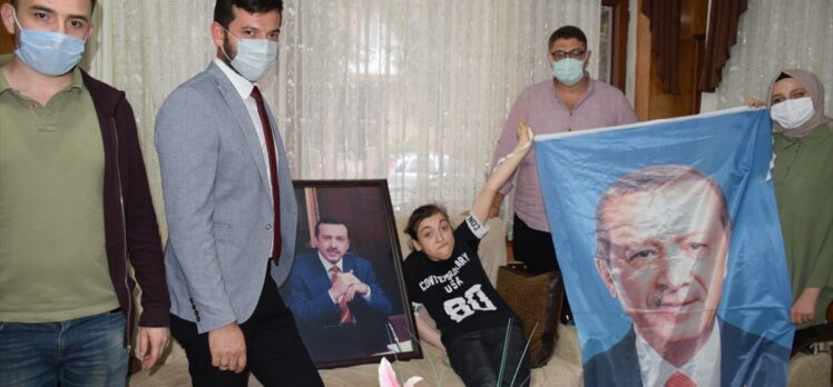 Cumhurbaşkanı Erdoğan'dan serebral palsi hastası Merve'ye video mesaj