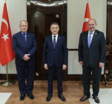 Cumhurbaşkanı Yardımcısı Oktay, ATO Başkanı Baran ile ASO Başkanı Özdebir'i kabul etti
