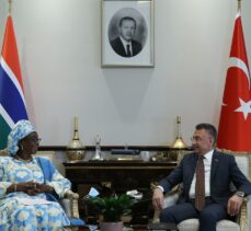 Cumhurbaşkanı Yardımcısı Oktay, Gambia Cumhurbaşkanı Yardımcısı Touray ile görüştü