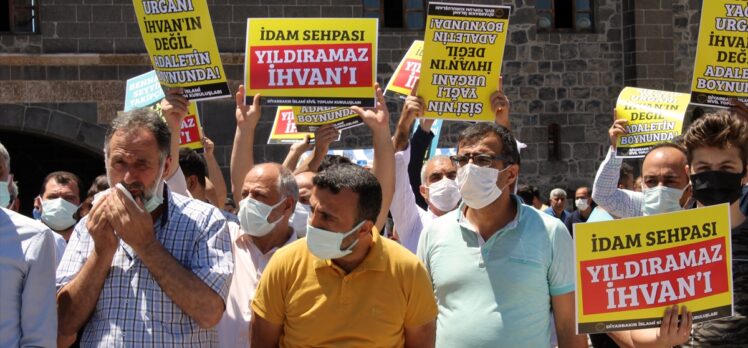 Diyarbakır, Batman ve Bingöl'de Mısır'da darbe karşıtı 12 kişinin idam kararına tepki gösterildi