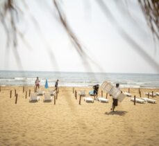 “Doğu Akdeniz'in incisi” Mersin'in plajları turizm sezonuna hazırlanıyor