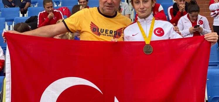Dünya Para Atletizm Şampiyonası'nda 800 metrede Muhsine Gezer, altın madalya kazandı