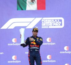 F1 Azerbaycan Grand Prix'sinde zafer Sergio Perez'in