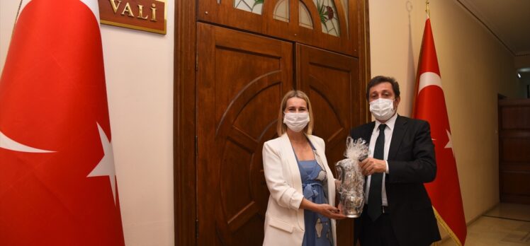 Hırvatistan'ın İstanbul Başkonsolosu İvana Zerec, Muğla Valisi Tavlı'yı ziyaret etti