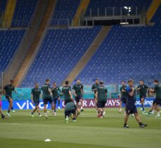 İtalya Milli Takımı, Türkiye maçı öncesi son antrenmanını yaptı
